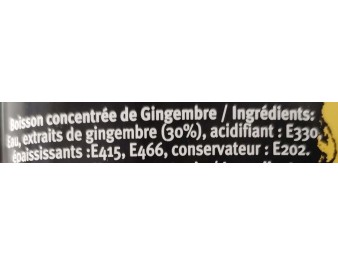JUS DE GINGEMBRE