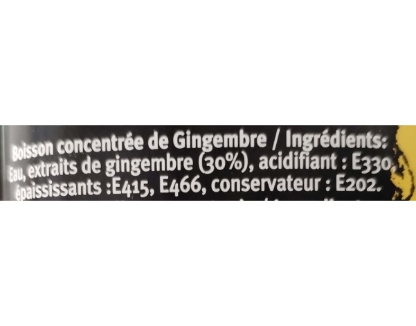 JUS DE GINGEMBRE