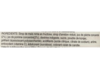 GELEE KONJAC A LA PECHE