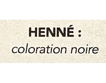 HENNE NOIR NATUREL