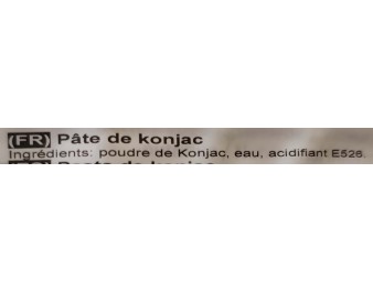 KONJAC EN FILAMENTS PELOTES