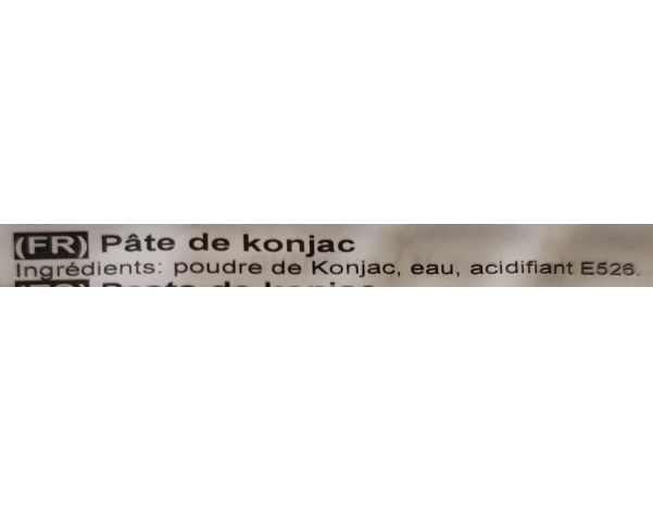 KONJAC EN FILAMENTS PELOTES
