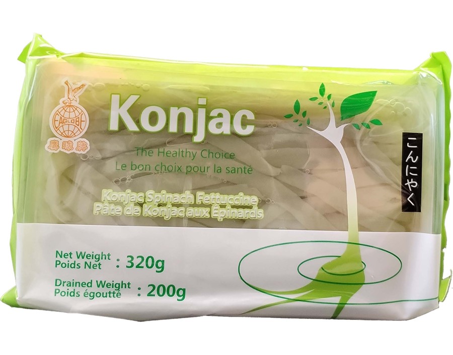 KONJAC EN PATES AUX EPINARDS