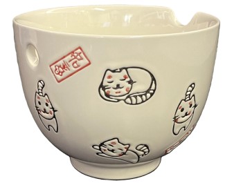 BOL A SOBA CHAT 13 X 10 CM + BAGUETTE