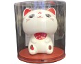 CHAT DECORATION SOLAIRE YEUX OUVERTS