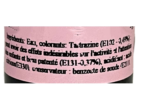 COLORANT LIQUIDE VERT