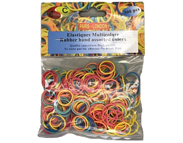 ELASTIQUE MULTICOLORE 300 P.