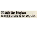 NOUILLE AU BLE UDON NATURE BIO