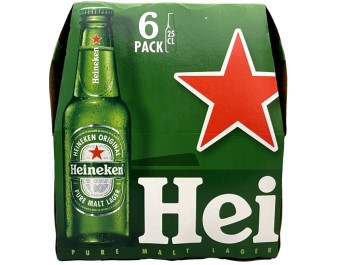 BIERE HEINEKEN 5° X 6 P.