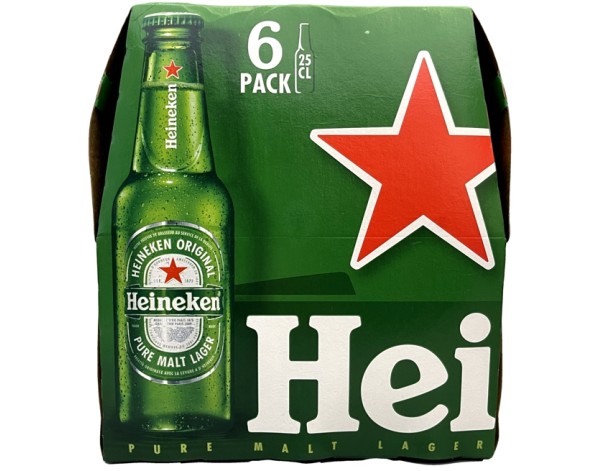 BIERE HEINEKEN 5° X 6 P.