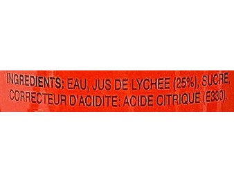 BOISSON AU LYCHEE