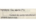 BOISSON AU SOJA SANS SUCRE