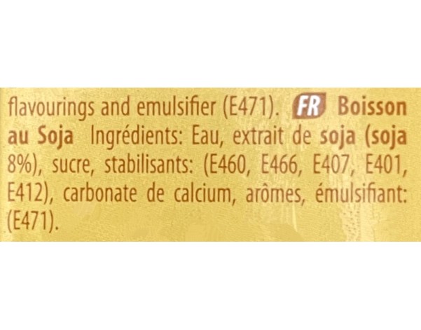 BOISSON AU SOJA