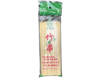 BROCHETTE EN BAMBOU 25 CM 3 MM 200 P.