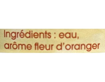 EAU DE FLEUR D’ORANGER
