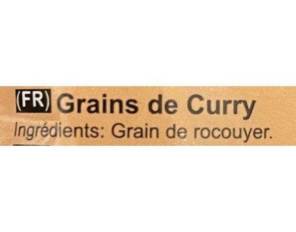 GRAINE DE CURRY ROUGE