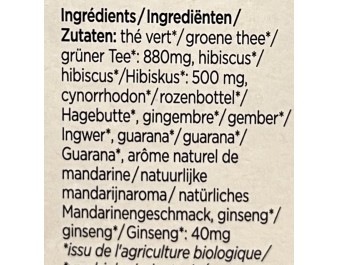 INFUSION TONIQUE BIO 20 P.
