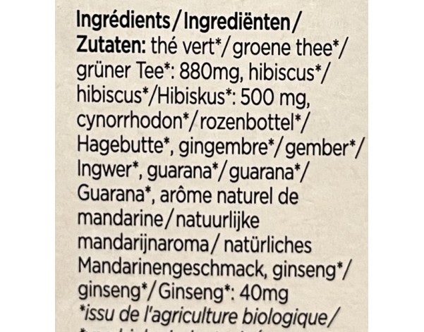 INFUSION TONIQUE BIO 20 P.