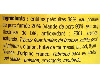LENTILLE AU BOUCANE