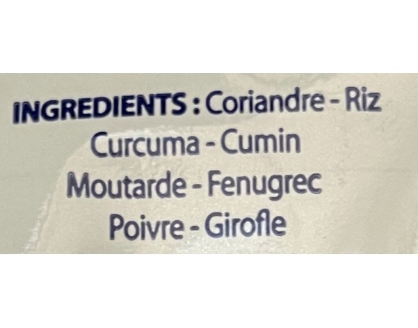 COLOMBO DES ANTILLES EN POUDRE