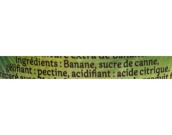 CONFITURE A LA BANANE