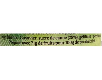 CONFITURE A LA GOYAVE