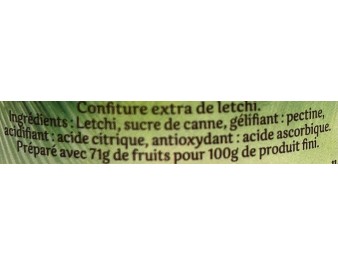 CONFITURE AU LETCHI
