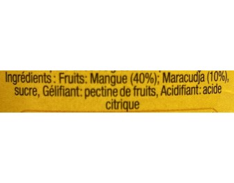 CONFITURE MANGUE PASSION
