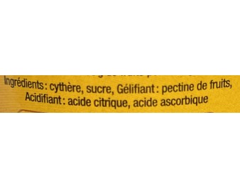 CONFITURE PRUNE DE CYTHERE