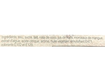 GELEE DE FRUIT AROME MANGUE 2 P.