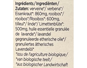 INFUSION SOMMEIL RELAXATION BIO 20 P.