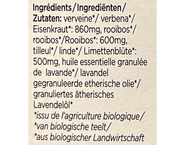 INFUSION SOMMEIL RELAXATION BIO 20 P.