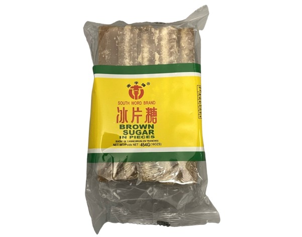 SUCRE DE CANNE BRUN EN TRANCHES