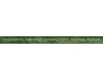 THE NOIR A LA RACINE DE GINSENG