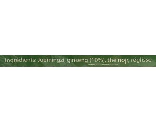THE NOIR A LA RACINE DE GINSENG