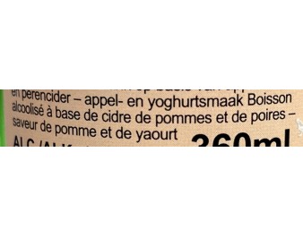 ALCOOL DE RIZ SOJU POMME YOGURT 12°