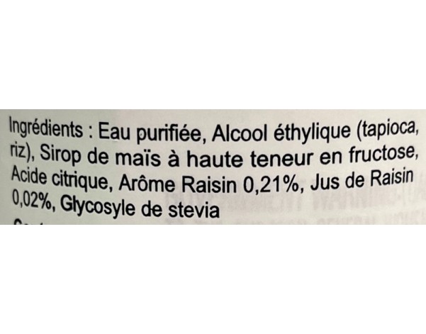 ALCOOL DE RIZ SOJU RAISIN 12°