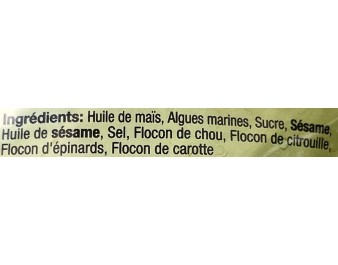 ALGUE ASSAISONNEE