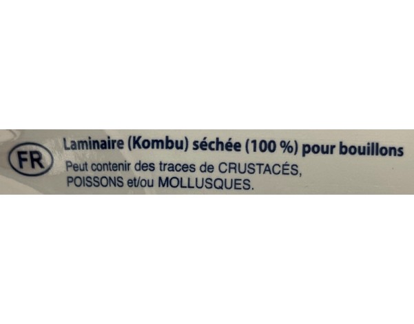 ALGUE SECHEE (DASHI KONBU)