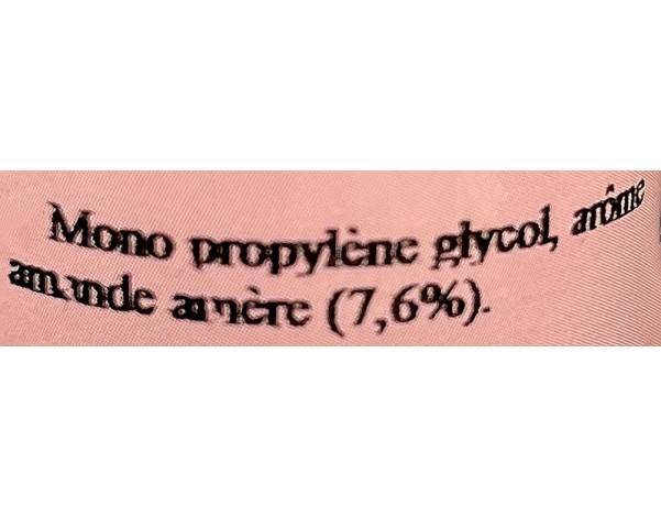 AROME AMANDE AMERE