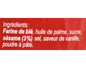BISCUIT AU SESAME