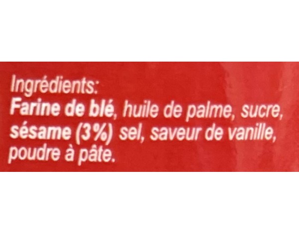 BISCUIT AU SESAME