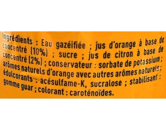BOISSON A L’ORANGE