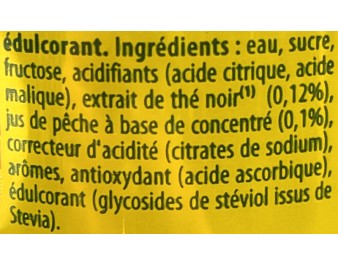 BOISSON AU THE GLACE PECHE