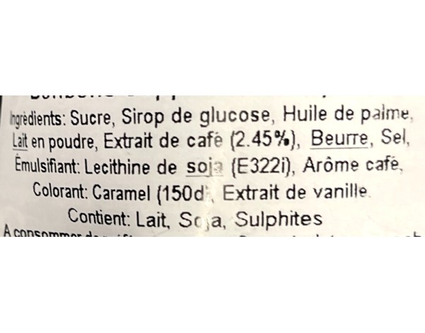 BONBON AU CAFE CAPPUCCINO