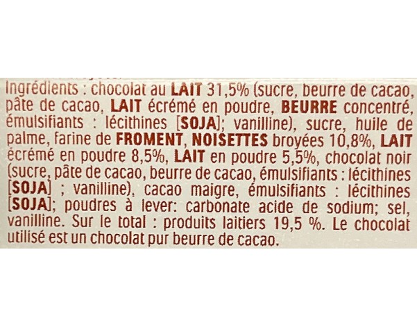 CHOCOLAT KINDER BUENO LAIT ET NOISETTES