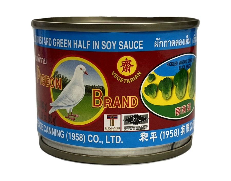 FEUILLE DE MOUTARDE A LA SAUCE DE SOJA