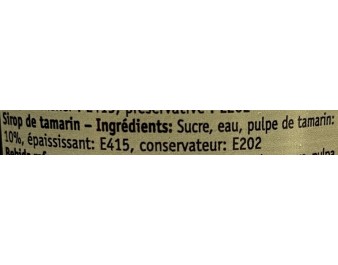 SIROP AU TAMARIN