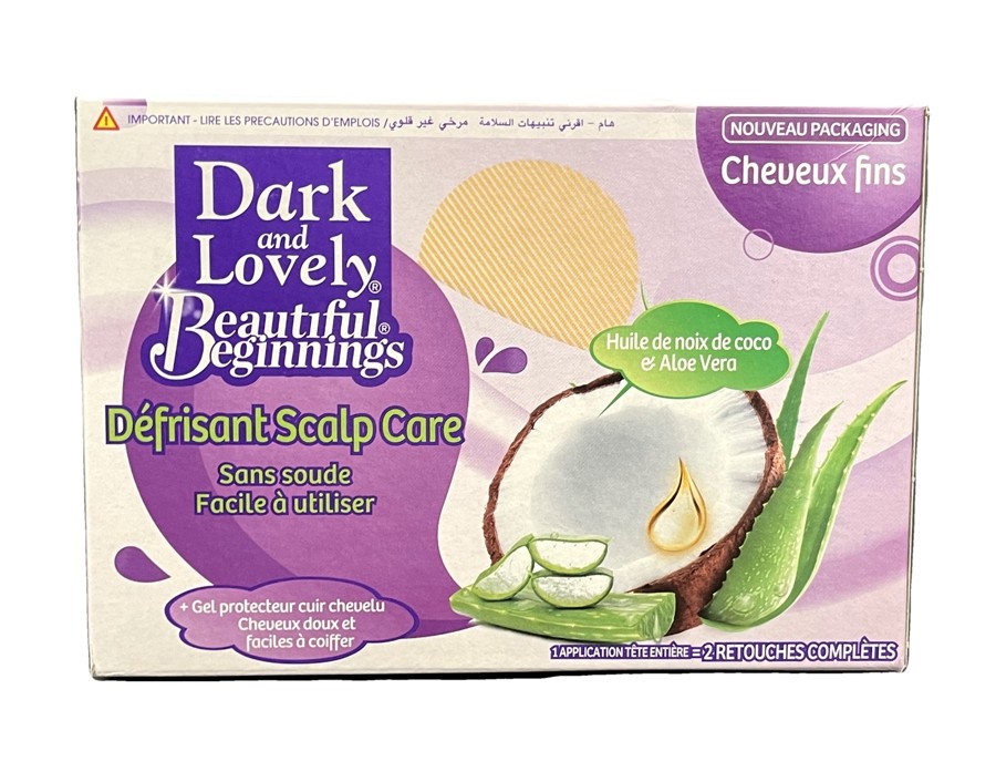 KIT DEFRISANT SANS SOUDE ENFANT FIN ALOE VERA ET HUILE DE NOIX DE COCO