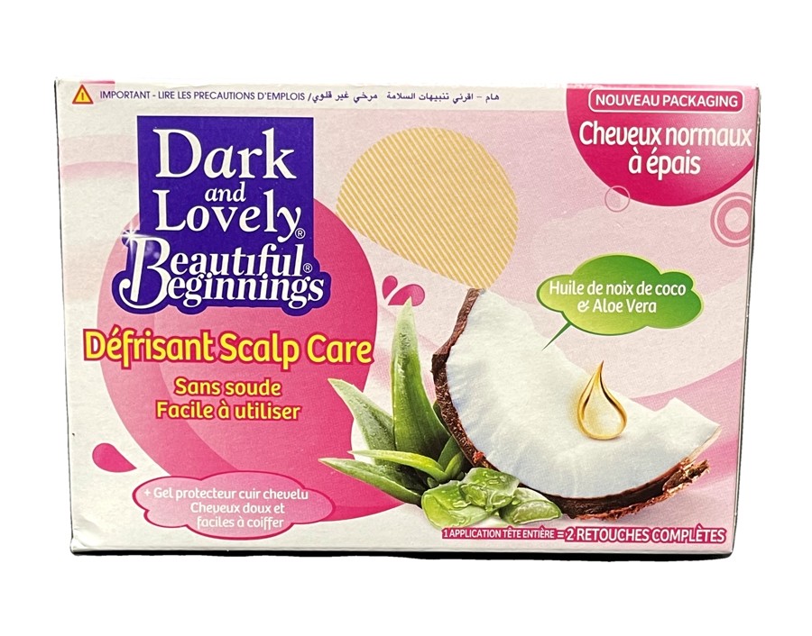 KIT DEFRISANT SANS SOUDE ENFANT NORMAL ALOE VERA ET HUILE DE NOIX DE COCO